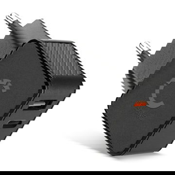 Tupla USB A ja USB C laturi 20W - CELLONIC virtapistoke, lataussovitin, nopea virtalähde, älypuhelimelle tai tabletille - musta