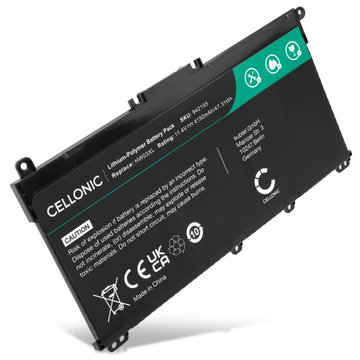 Akku tietokoneeseen HP Pavilion HP Pavilion 15-EG, Pavilion 15-CR, P15-EH, 255 Gen 9, 255 Gen 8, 240 Gen 9, 245 Gen 9, HW03XL - 11.4V 4150mAh tuotemerkiltä CELLONIC