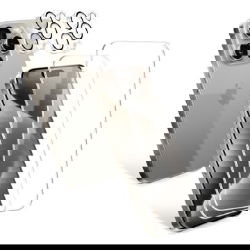 2 x näytönsuojalasi & 2 x kameran suojalasi Apple iPhone 15 Pro Max, 6.7", 2.5D case-friendly, 9H karkaistu lasi, 0.33 mm, full glue näytönsuoja