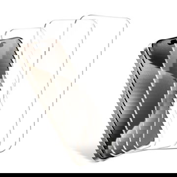 Apple iPhone 15 Pro Max, 3 x näytönsuoja 6,7 2.5D koteloystävällinen 9H 0,33mm Full Glue, näytönsuoja karkaistua lasia