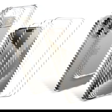 1 x suojakuoret & 3 x näytönsuojalasi Apple iPhone 15 Pro. Läpinäkyvät kuoret + 6.1" panssarilasi 2.5D case-friendly, 9H karkaistu lasi, 0.33 mm, full glue