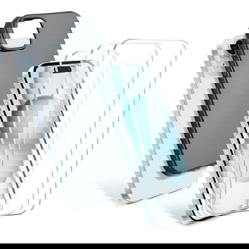 1 x Musta puhelimen kansi & 3 x näytönsuojalasi Apple iPhone 15 Plus. Mustat kuoret + 6.7" panssarilasi 2.5D case-friendly, 9H karkaistu lasi, 0.33 mm, full glue