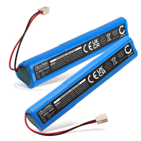 2x Vaihtoakku laitteelle Velux Solar Shutter Motor 946933 (2000 mAh, 10,8 V) tuotemerkiltä CELLONIC