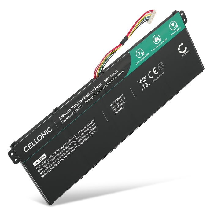 Acer AP18C7M akku tuotemerkiltä Cellonic, 3200mAh tietokoneen akku
