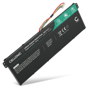 Akku tietokoneeseen Acer Spin 5 SP513, SF514, SP513, Spin 3 SP314, TravelMate Spin P4, Swift 3 SF316-51, Swift 5 Pro SF514, ConceptD 3 Pro, Ezel, AP18C7M - 15.4V 3200mAh tuotemerkiltä CELLONIC