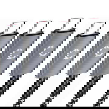 USB C Type C USB-johto 1m, 3A (PD 100W) lataus- ja tiedonsiirtojohto. Harmaa/musta USB C Type C - USB C Type C Nylon USB-kaapeli 