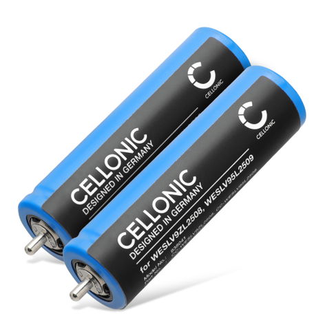 2x Battery for Braun 5762; Panasonic ER216; ER217; ER2301; ES2067; ES2216 (680mAh, 3.6V) from CELLONIC