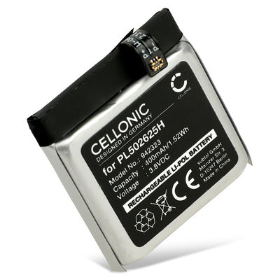 Akku - Amazfit GTR - 47mm, A19029 - PL502625H (400mAh ) Vaihtoakku