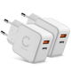 2x USB-latausadapteri