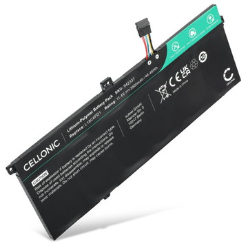 Battery for Lenovo ThinkPad T14s, X390, X13 Gen 1,Gen 2, Gen 3, Gen 4, X395, TP00106A, L18M6PD2 11.4V 3900mAh from CELLONIC