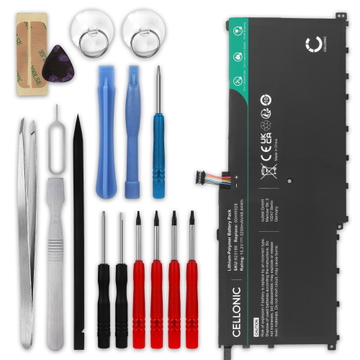 1x Akku Lenovo ThinkPad X1 Yoga Gen 1, 2, 3 kannettavaan tietokoneeseen + työkalut - 00HW028 (3200 mAh, 15,2 V) tuotemerkiltä CELLONIC