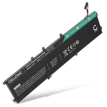Akku tietokoneeseen Dell XPS 15 9570, 7590, 9560, Precision 5530, 5540, 5520, 5510, Dell 6GTPY, GPM03, H5H20 - 11.4V 8000mAh tuotemerkiltä CELLONIC