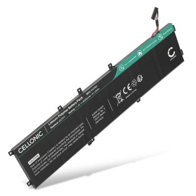 Battery for Dell XPS 15 9570, 7590, 9560, Precision 5530, 5540, 5520, 5510, Dell 6GTPY, GPM03, H5H20 11.4V 8000mAh from CELLONIC
