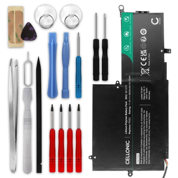 1x Akku HP Spectre 13-4000, Pro x360 Gen 1, Pro x360 Gen 2 kannettavaan tietokoneeseen + työkalut - PK03XL / 789116-005 (4800 mAh, 11,4 V) tuotemerkiltä CELLONIC