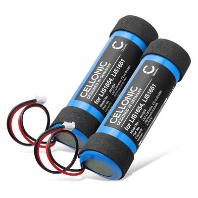 2x Akku pelikonsoliin Sony PlayStation PS4 Move Motion Controller Version 2 (CECH-ZCM2E, CECH-ZCM2U) - 2600mAh, 3.7V, Litiumionit, LIS1654, LIS1651 vaihtoakku