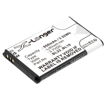 vaihtoakku imuriin Retevis RT622, RT22, RT619, RT15, RT22S, RT19 (Retevis BL22) 950mAh  CELLONIC