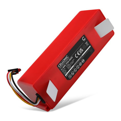 Battery for Roborock S8 Pro Ultra, S8; Q7, Q7 Max; S7; S5 Max, S5; Q5; S6 (5200mAh, 14.4V) from CELLONIC