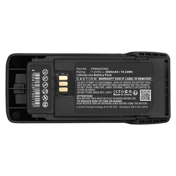 vaihtoakku imuriin Motorola R2 (Motorola PMNN4598A, PMNN4600A) 2600mAh  CELLONIC