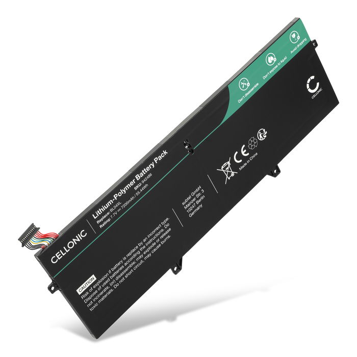 Akku kannettavaan tietokoneeseen HP EliteBook x360 1040 G5 - 7200mAh 7.7V 