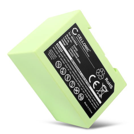 Akku imuriin iRobot Roomba i7 Plus, i7158, e5, e6, e6 6198, e5 5152, iRobot ABL-D1, 4624864 - 3400mAh vaihtoakku tuotemerkiltä CELLONIC