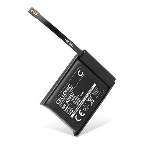 Akku Apple Watch 7 - 45mm älykelloon tai aktiivisuusrannekkeeseen - A2552 (300 mAh, 3,85 V) tuotemerkiltä CELLONIC