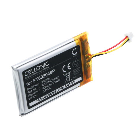 Akku ASUS ROG Strix Fusion 700 kuulokkeisiin - FT603048P (900 mAh, 3,7 V) tuotemerkiltä CELLONIC