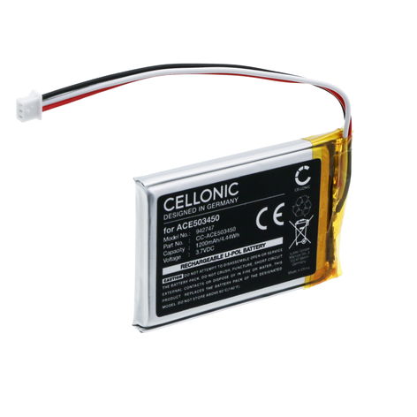 Akku Logitech Zone 900 kuulokkeisiin - 533-000167 (400 mAh, 3,7 V) tuotemerkiltä CELLONIC