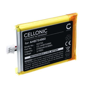 Akku Divoom Ditoo Pro kaiuttimeen - 3.7V, 2700mAh tuotemerkiltä CELLONIC