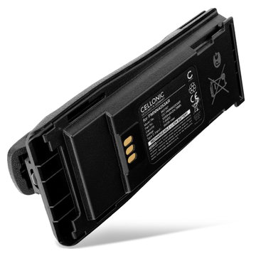 Battery for Motorola DP1400 CP040 CP200 CP200D CP140 CP200XLS EP450, PMNN4253AR NNTN4497 (Type-C port) 7.4V 3350mAh Li Ion from CELLONIC