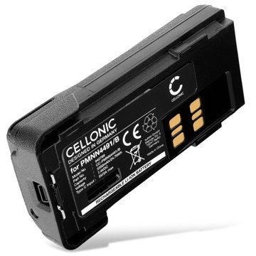 Akku radiopuhelimeen Motorola DP4400E, DP2400E, DP4400, DP4801E, DP2400, DP4800, DP4600E, DP4401, PMNN4491, PMNN4491B (Type-C-portti) Li Ion 3350mAh  tuotemerkiltä CELLONIC