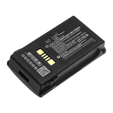 Akku Zebra MC33; MC330; MC3300; MC330K; MC330M viivakoodinlukijaan - Zebra MC33 (2700 mAh, 3,7 V) tuotemerkiltä CELLONIC