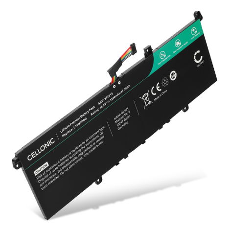 Akku Lenovo ThinkBook 13s G2 ITL, 14s G2 ITL, 13s G2 ARE, K3-ITL kannettavaan tietokoneeseen - (3200 mAh, 14,8 V) tuotemerkiltä CELLONIC