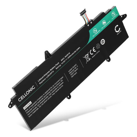 1x Akku Lenovo ThinkPad X13 Gen 3 kannettavaan tietokoneeseen - L20D4P73 (3400 mAh, 14,8 V) tuotemerkiltä CELLONIC