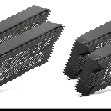 2x Akku kameraan Panasonic HDC-SD100, HDC-SD10, -SD707, -SD600, HDC-TM700, Lumix DMC-L10 - DMW-BLA13, VW-VBG070, VW-VBG130 VW-VBG70 (1320mAh, 7.2V - 7.4V) tuotemerkiltä CELLONIC