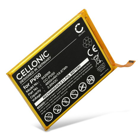 Akku Motorola XT2237; Moto G73 5G puhelimeen - PV50, SB18D61156 (4850 mAh, 3,89 V) tuotemerkiltä CELLONIC