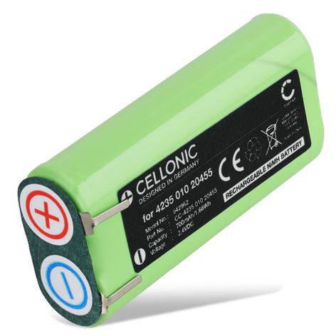 Vaihtoakku laitteelle Philips Sonicare HX6211, HX6212, HX6220, HX6231, HX6232 (700 mAh, 2,4 V) tuotemerkiltä CELLONIC