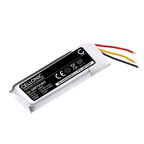 Akku JBL Live Pro 2 TWS; Tune Flex kuulokkeisiin - GSP721641 (500 mAh, 3,7 V) tuotemerkiltä CELLONIC