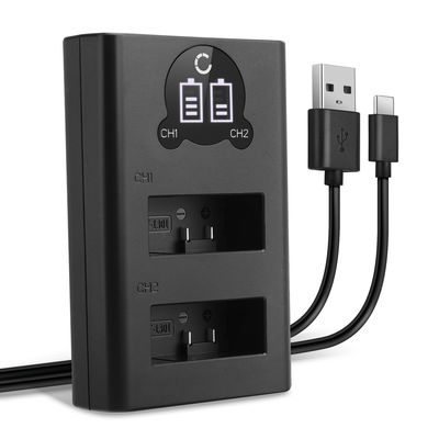 USB-kaksoislaturi (AHDBT-1301) GoPro HERO13 Black-laitteille + 1m + USB Kaapeli valmistajalta CELLONIC