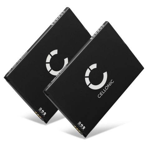 2x Akku Archos Oxygen 57 puhelimeen - AC570X (2000 mAh, 3,8 V) tuotemerkiltä CELLONIC