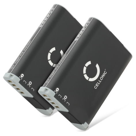2x Akku kameraan Canon Legria Mini X; PowerShot G1 X Mark II, N100 - (1900 mAh, 3,6 V) tuotemerkiltä CELLONIC