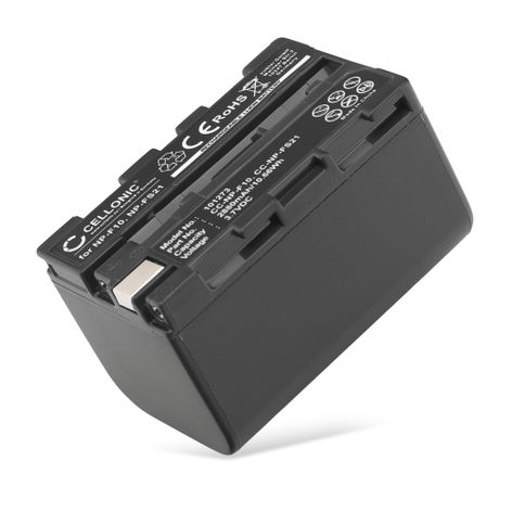 Akku kameraan Sony DCR-PC1 DCR-PC2 DCR-PC3 DCR-PC4 DCR-PC5 DCR-TRV1VE DCR-PC1E - NP-F10, -F20, NP-FS21, -FS33 (2800mAh, 3.7V) tuotemerkiltä CELLONIC