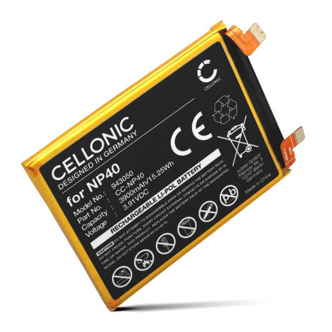 Akku Motorola Edge 30 Neo; XT2245 puhelimeen - NP40, SB18D50729, SB18D50730 (3900 mAh, 3,91 V) tuotemerkiltä CELLONIC