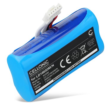 Battery for Ingenico AXIUM DX8000, DX4000, DX8002, Landi A8s LD18650M (2600mAh, 7.4V) from CELLONIC