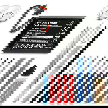 Akku navigaattoriin TomTom Via Live 120, 125, 120 Live Western Europe, GO Live 820 Europe, XL Live, XL 340M Live, XL 340TM Live, VF3A - 1100mAh + Työkalusarja 17 osaa tuotemerkiltä CELLONIC