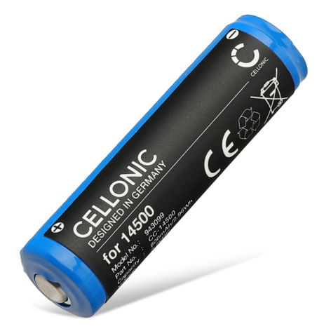 Vaihtoakku laitteelle Ledlenser MH5; ML4; iH5R; MH4; P5R Core, Work 14500 (800 mAh, 3,7 V) tuotemerkiltä CELLONIC
