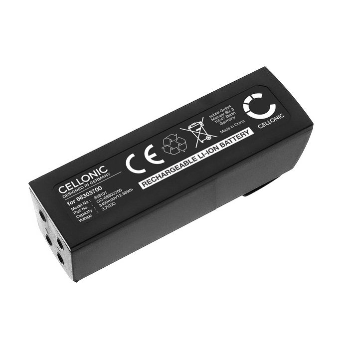 Akku - Hetronic ERGO-S - 68303700 (3400mAh) Vaihtoakku