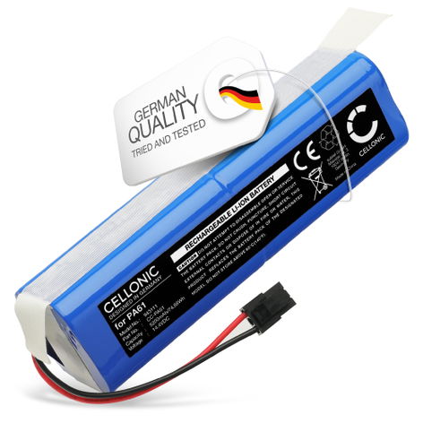 Akku Eufy RoboVac X8, X8 Hybrid, X8 Hybrid White imuriin - Eufy RoboVac X8, Eufy RoboVac X8 Hybrid (5200 mAh, 14,4 V) tuotemerkiltä CELLONIC