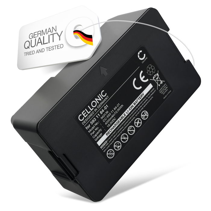 Husqvarna Automower 450X akku, 4000mAh vaihtoakku tuotemerkiltä Cellonic