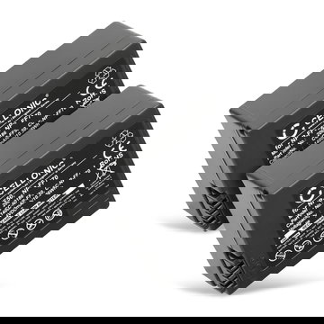 2x Akku kameraan Sony CCD-TRV608, CCD-TRV328, NP-FF50, NP-FF71, NP-FF51, NP-FF70 - NP-FF50 NP-FF51 NP-FF70 (1400mAh, 7.4V) tuotemerkiltä CELLONIC