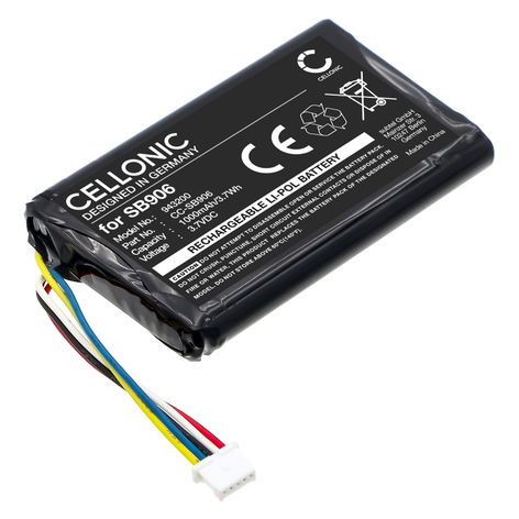 Akku Shure MXW1X; MXW6X kuulokkeisiin - SB906 (1000 mAh, 3,7 V) tuotemerkiltä CELLONIC